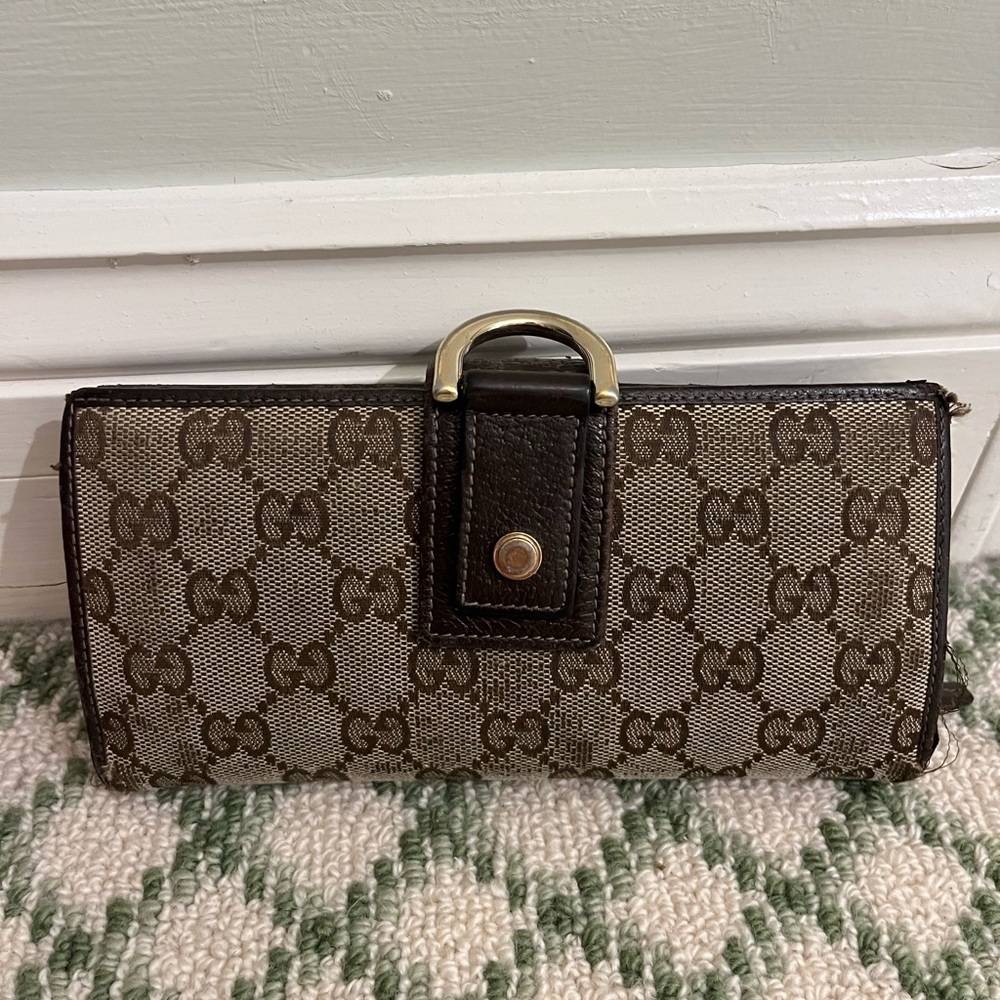 Monogram GG Brown/Beige wallet Gucci